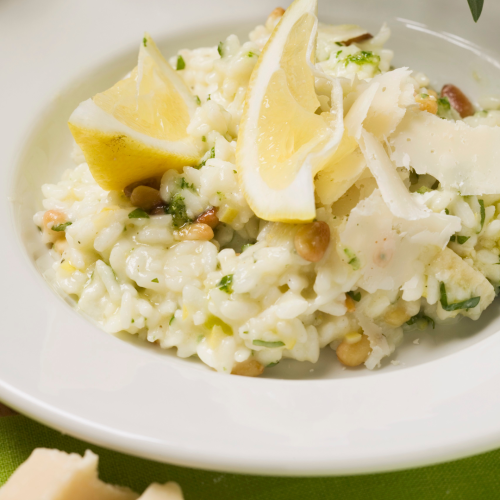 Effortless Baked Lemon & Fish Risotto