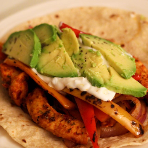 Traybake Chicken Fajitas