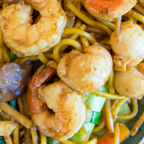 Prawn, Cabbage & Carrot Stir Fry