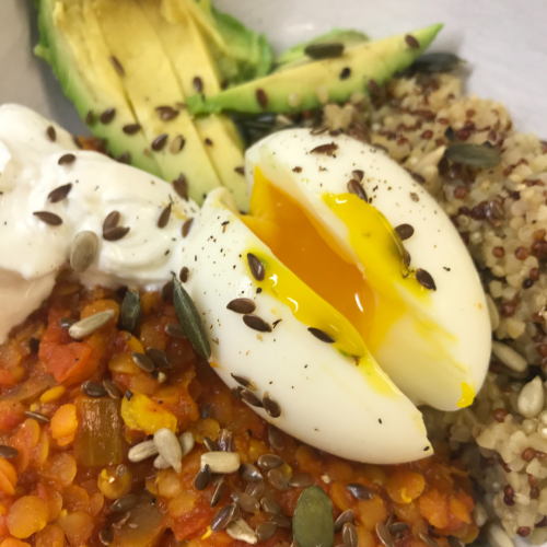 Lentil & Egg NOURYSH Bowl