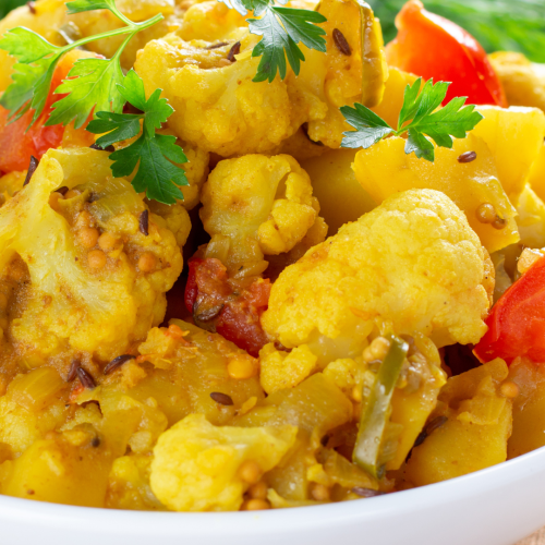 Coconut & Basa Curry with Brown Rice