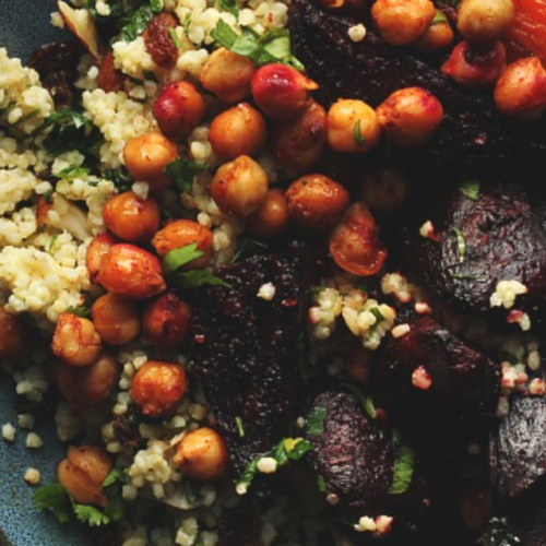 Honey Roast Parsnip and Beetroot Salad